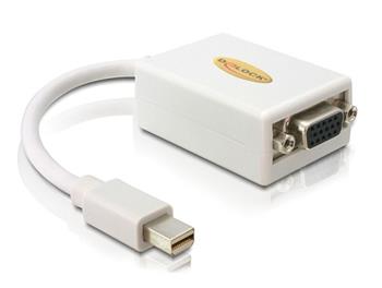 Delock adaptér DisplayPort mini (samec) na VGA (samice)