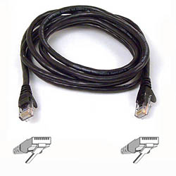 Belkin kabel PATCH UTP CAT6 3m černý, bulk Snagless
