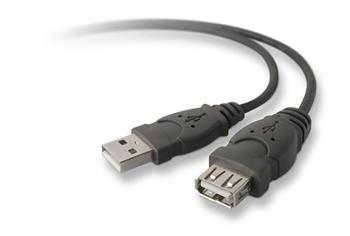 Belkin kabel USB 2.0 A/A prodlužovací, 1.8m