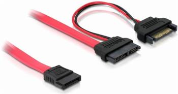 DeLock kabel SATA Slimline 13-pin samice -> 7+15pin 5V
