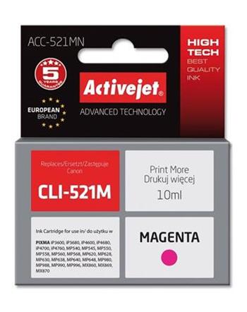 ActiveJet inkoust Canon CLI-521M ACC-521M