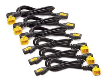 APC Power Cord Kit, ( 6ea) ,Locking, 10A, 100-230V, C13 to C14 (pravohl) 1,8m