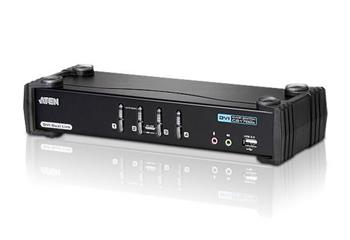 ATEN 4-portový přepínač KVM ™ DVI Dual Link/ se zvukem CS1784A