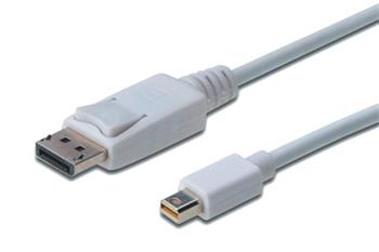 Digitus DisplayPort připojovací kabel, mini DP/M - DP/M 3.0m