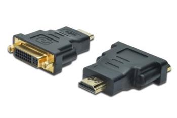 Digitus adaptr HDMI A samec / DVI(24+5) samice, erno/ed