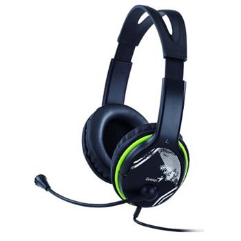 Genius headset - HS-400A, 113 dB, 40 mm reproduktory pro hlubok basy