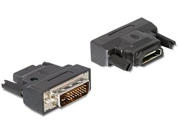 Delock adaptr DVI 24+1 samec > HDMI samice s LED 