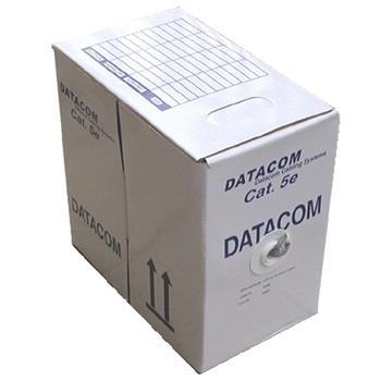 DATACOM UTP kabel drát, Cat.5e, box 305m, PVC - Outdoor (venkovní, -40 - +70)