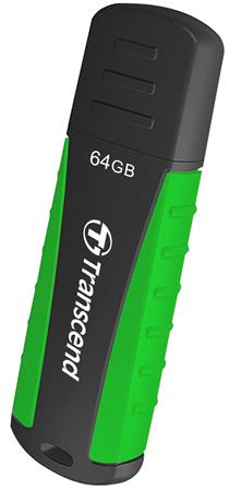 Transcend 64GB JetFlash 810, USB 3.1 (Gen 1) flash disk, erno/zelen, odol nrazu, tlaku, prachu i vod