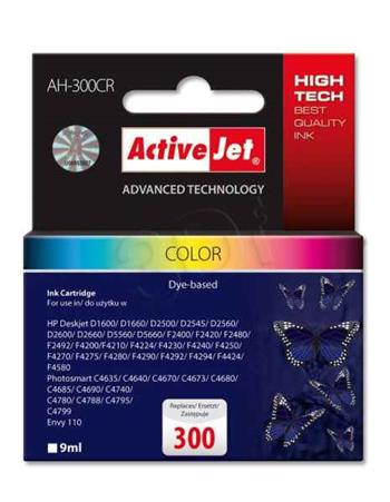ActiveJet inkoust HP CC643EE Premium 300 Color, 9 ml AH-300CR