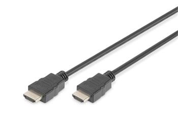Digitus HDMI High Speed + Ethernet připojovací kabel, 2xstíněný, 5m 