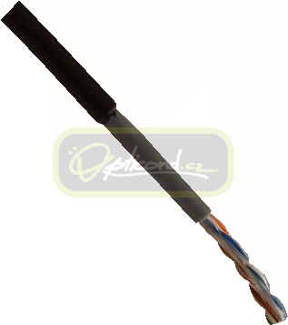 Opticord FTP kabel (drt) Cat5e Outdoor ern -40 - 70C, bal.100m Double Jacket