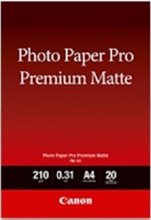 Canon fotopapír PM-101 A4 Premium Matte 210 g/m2 20 listů