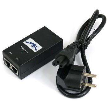 Ubiquiti POE-48, Gigabit PoE adapter 48V/0,5A (24W), pro UAP-PRO, RocketM5-Ti, vetn napjecho kabelu