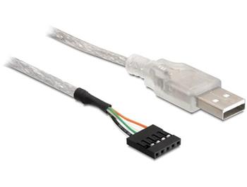 Delock kabel USB 2.0-A samec na pinov konektor