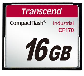 Transcend 16GB INDUSTRIAL CF CARD CF170 pamov karta (MLC)