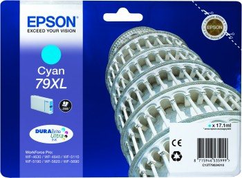 EPSON cartridge T7902 cyan (ikm v) XL