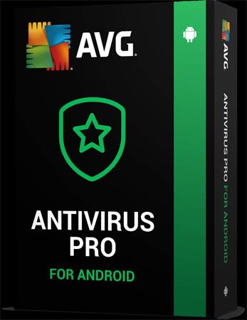 AVG AntiVirus pro Android 1 licence na 12 msc