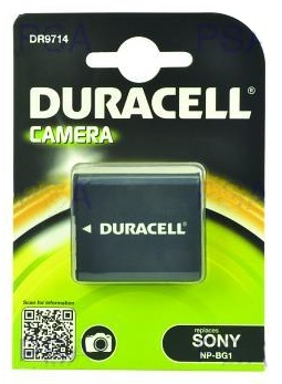DURACELL Baterie - DR9714 pro Sony NP-BG1, ern, 960 mAh, 3.7V