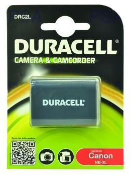 DURACELL Baterie - DRC2L pro Canon NB-2L, ern, 650 mAh, 7.4 V
