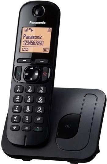 Panasonic KX-TGC210FXB, bezdrát. telefon, černý