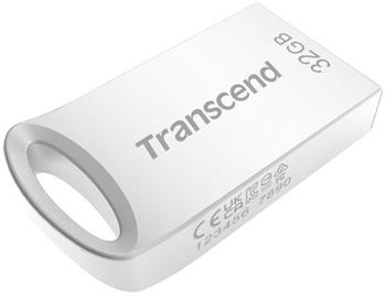 Transcend 32GB JetFlash 710S, USB 3.1 Gen 1 flash disk, mal rozmry, stbrn kov