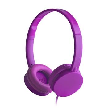 Energy Sistem Headphones Colors Grape, circumauraln sluchtka s mikrofonem 105 dB, single jack 3,5mm