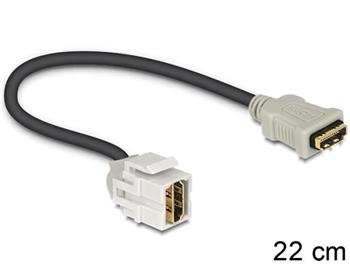 Delock Keystone modul HDMI samice > HDMI samice 250 s kabelem