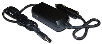 Autoadaptér pro DELL 90W, 19.5V, 5.0x7.4, USB
