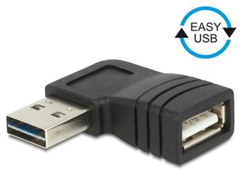Delock adaptr EASY-USB 2.0-A samec > USB 2.0-A samice pravohl lev/prav