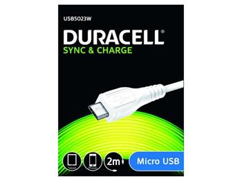 Duracell - napjec a synchronizan kabel pro Micro USB zazen bl 2m