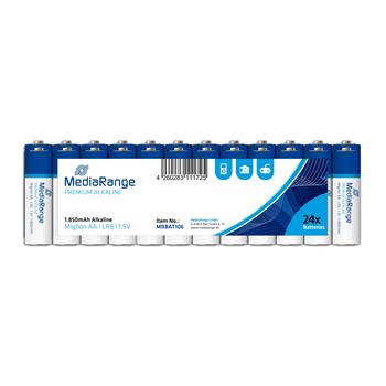 MediaRange Premium baterie Mignon AA 1,5V Alkalick 24ks