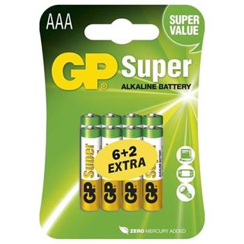 GP AAA Super alkalick - 8 ks (6 + 2)