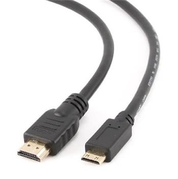 GEMBIRD Kabel HDMI-HDMI mini 1,8m, 1.4, M/M stnn, zlacen kontakty, ern