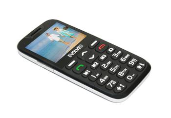 EVOLVEO EasyPhone XD, mobiln telefon pro seniory s nabjecm stojnkem, ern