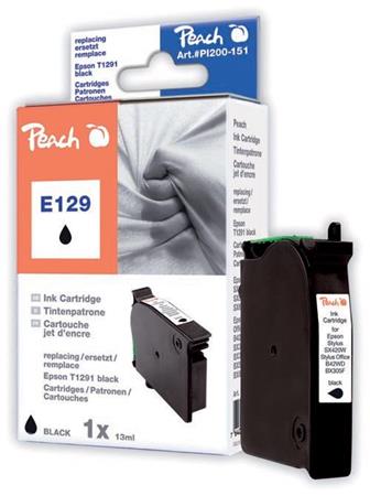 PEACH kompatibiln cartridge Epson T1291, Black, 11,5 ml