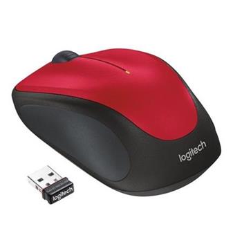 Logitech my Wireless Mouse M235, optick, 3 tlatka, erven,1000dpi