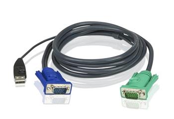 ATEN integrovaný kabel KVM USB 2L-5201U 1.2 M 