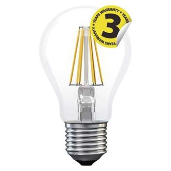 Emos LED žárovka Classic A60, 6W/60W E27, WW teplá bílá, 806 lm, Filament, E