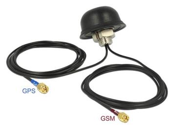 Navilock Multiband GPS GSM UMTS LTE SMA 2 - 5 dBi 2 x 2 m RG-174 Antenna omnidirectional roof mount outdoor