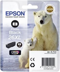 EPSON cartridge T2631 photo black (ledn medvd) XL