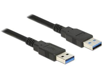 Delock Kabel USB 3.0 Typ-A samec > USB 3.0 Typ-A samec 1,0 m ern
