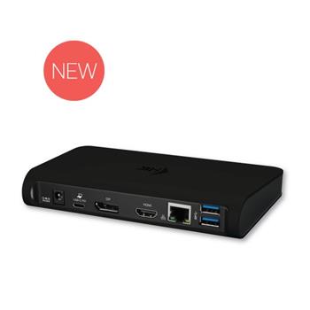 i-Tec USB-C 3.1 DUAL Display dokovací stanice, power delivery 