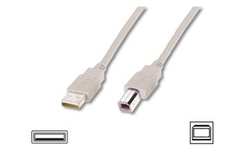 Digitus Pipojovac kabel USB 2.0, typ A - B M / M, 1,8 m, edy