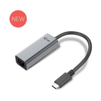 i-Tec USB-C METAL Gigabit Ethernet 10/100/1000 adaptr, LED, RJ45