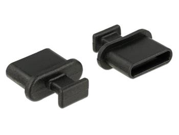 Delock Prachová záslepka pro USB Type-C™ samice s uchopením 10 kusů černá