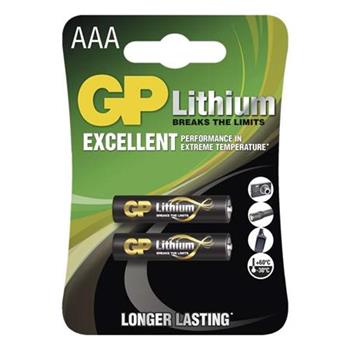 GP AAA Lithium lithiov - 2 ks