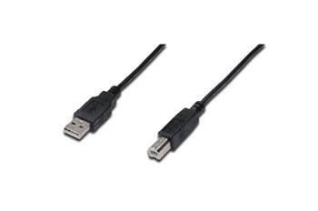 Digitus Pipojovac kabel USB 2.0, typ A - B M / M, 1,0 m, ern