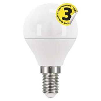 Emos LED žárovka MINI GLOBE, 6W/40W E14, WW teplá bílá, 470 lm, Classic, F