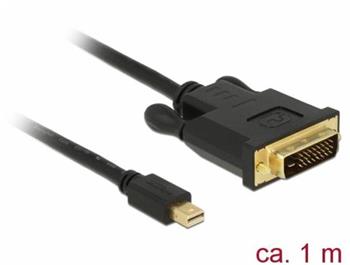 Delock Kabel mini Displayport 1.1 samec > DVI 24+1 samec 1 m